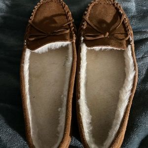 Ladies Moccasin Slippers